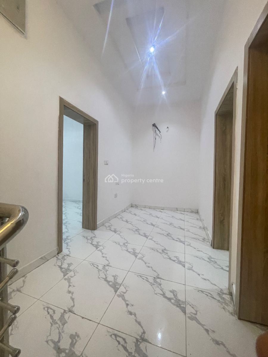 Standard Beautiful Brand New 3 Bedroom Duplex with Bq, Located Inside Good Estate,call to Enter and Clean Water, Sangotedo, Ajah, Lagos, Terraced Duplex for Rent