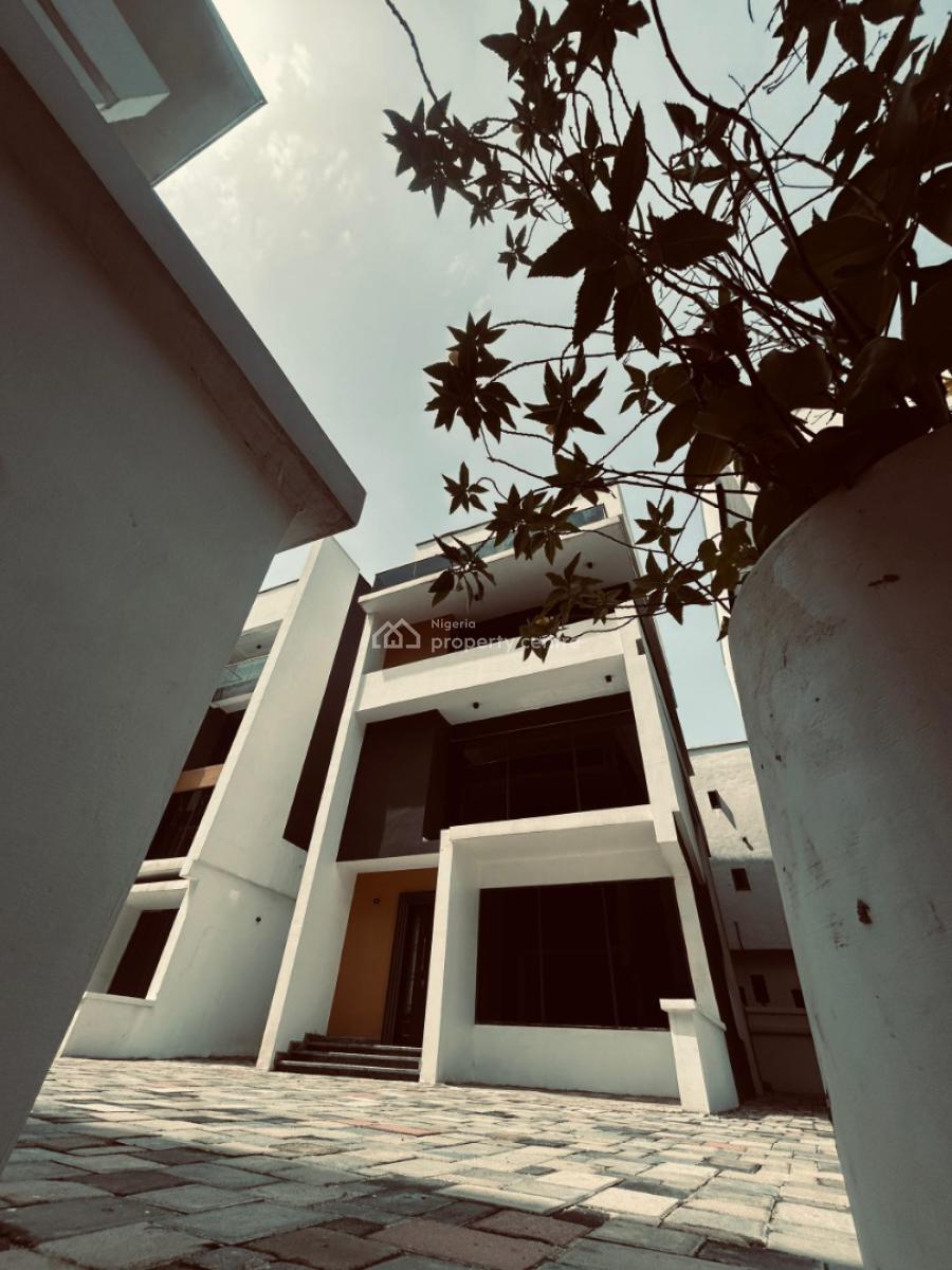 Spacious 4-bedroom Terrace Duplex Fully Serviced, Chevron, Lekki Lagos, Lekki, Lagos, Terraced Duplex for Sale