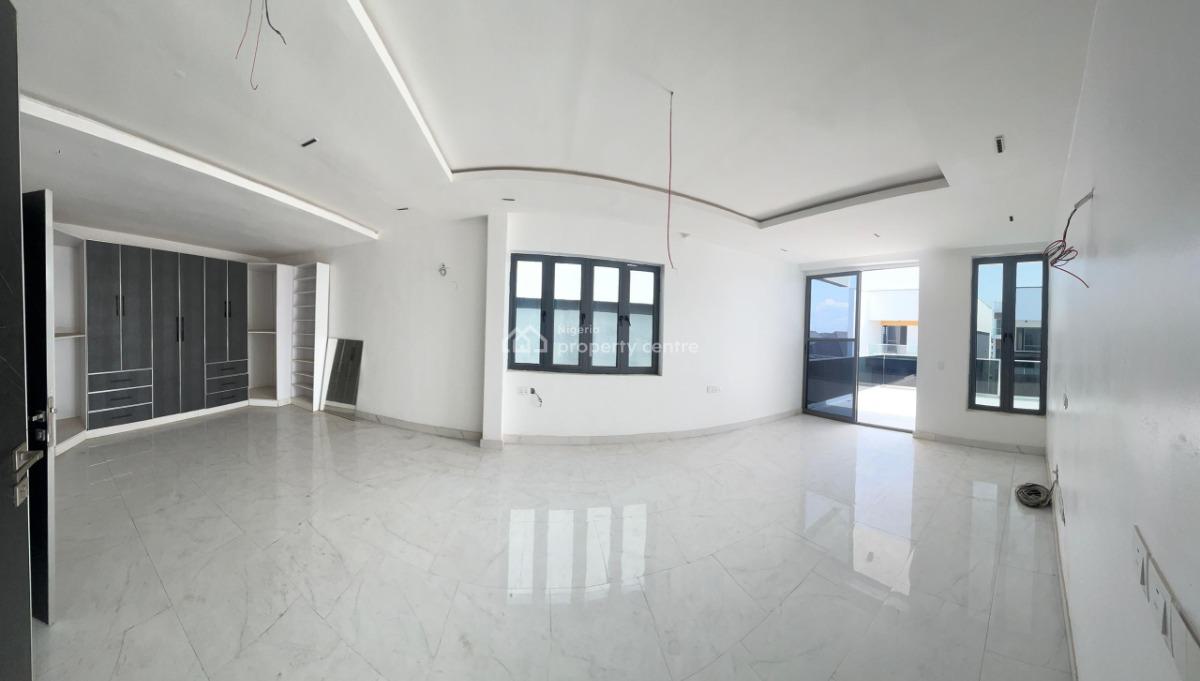 Spacious 4-bedroom Terrace Duplex Fully Serviced, Chevron, Lekki Lagos, Lekki, Lagos, Terraced Duplex for Sale