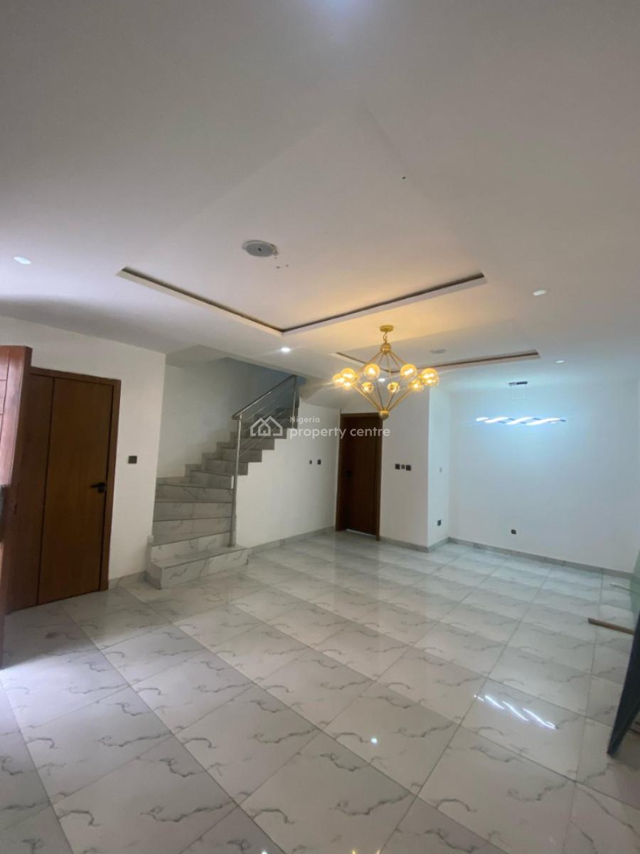 Spacious 4-bedroom Terrace House with Bq, Chevron, Lekki Lagos, Lekki, Lagos, Terraced Duplex for Sale