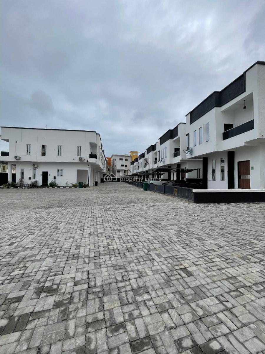 4 Bedroom Terrace Duplex with Bq,pool,playground,gym, Culbert Court Oba Avenue,ikota, Ikota, Lekki, Lagos, Terraced Duplex for Rent