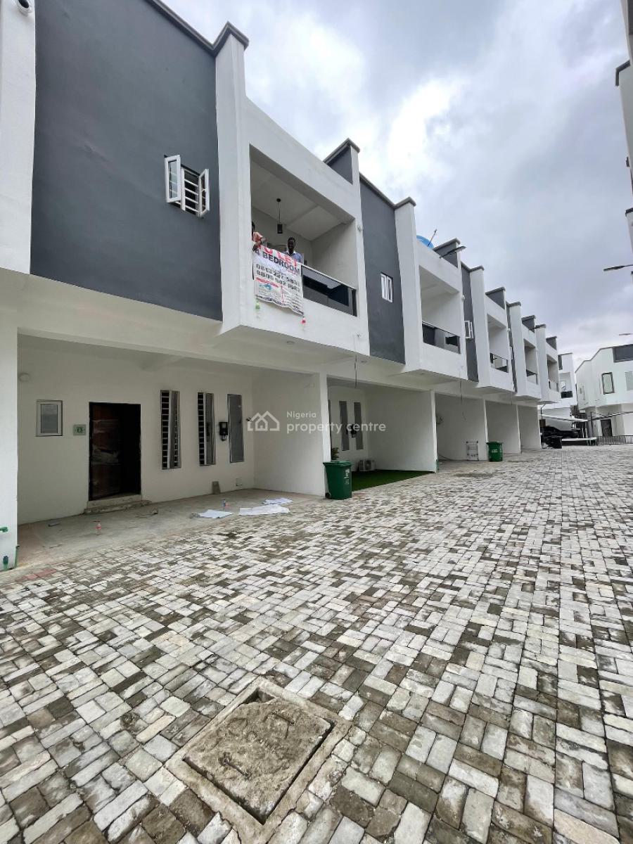 4 Bedroom Terrace Duplex with Bq,pool,gym& Playground, Culbert Court Oba Avenue,lekki County, Ikota, Lekki, Lagos, Terraced Duplex for Rent