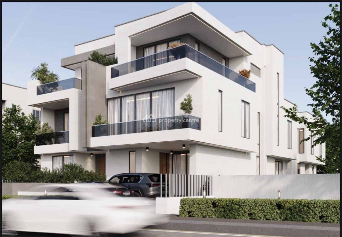 Cowrie Creek Large 4 Bedroom Semi Detached Home, Cowrie Creek Estate, Ikate, Lekki, Lagos, Semi-detached Duplex for Sale