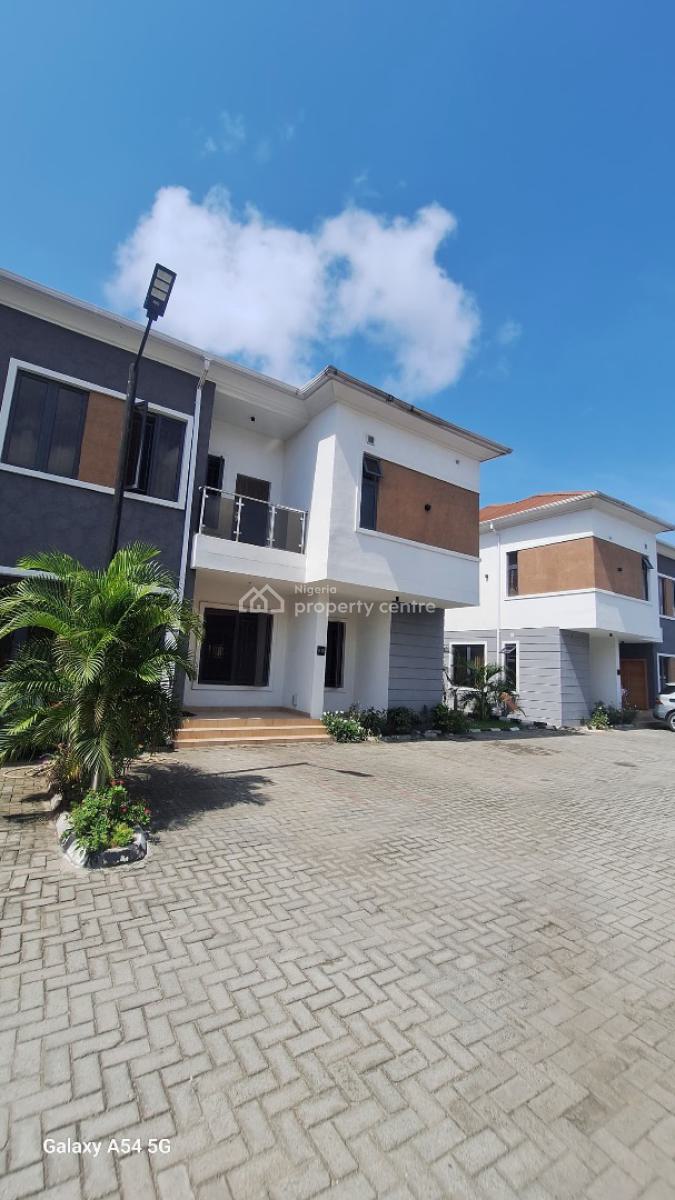 Fully Serviced 3 Bedroom Duplex + Bq, Agungi, Lekki, Lagos, Terraced Duplex for Rent