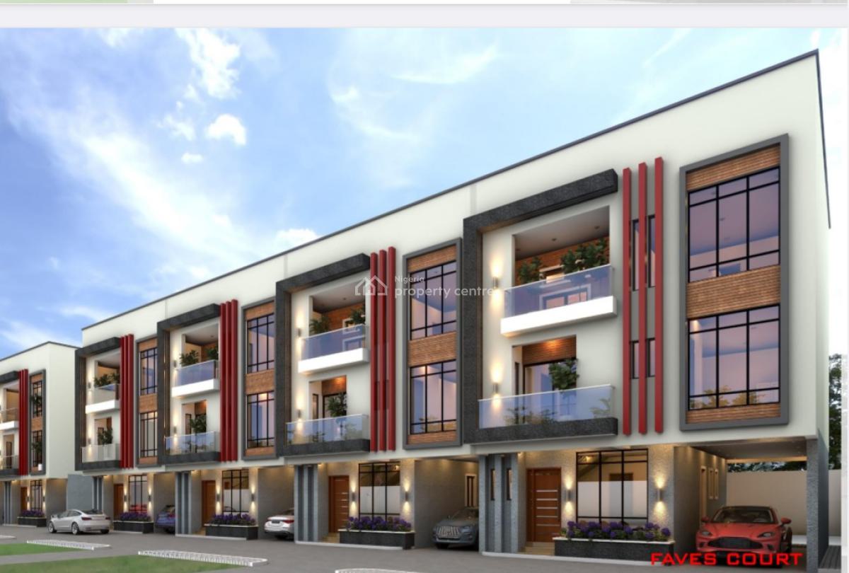 Off Plan: Contemporary 5 Bedroom Terrace Duplex, Opebi, Ikeja, Lagos, Terraced Duplex for Sale