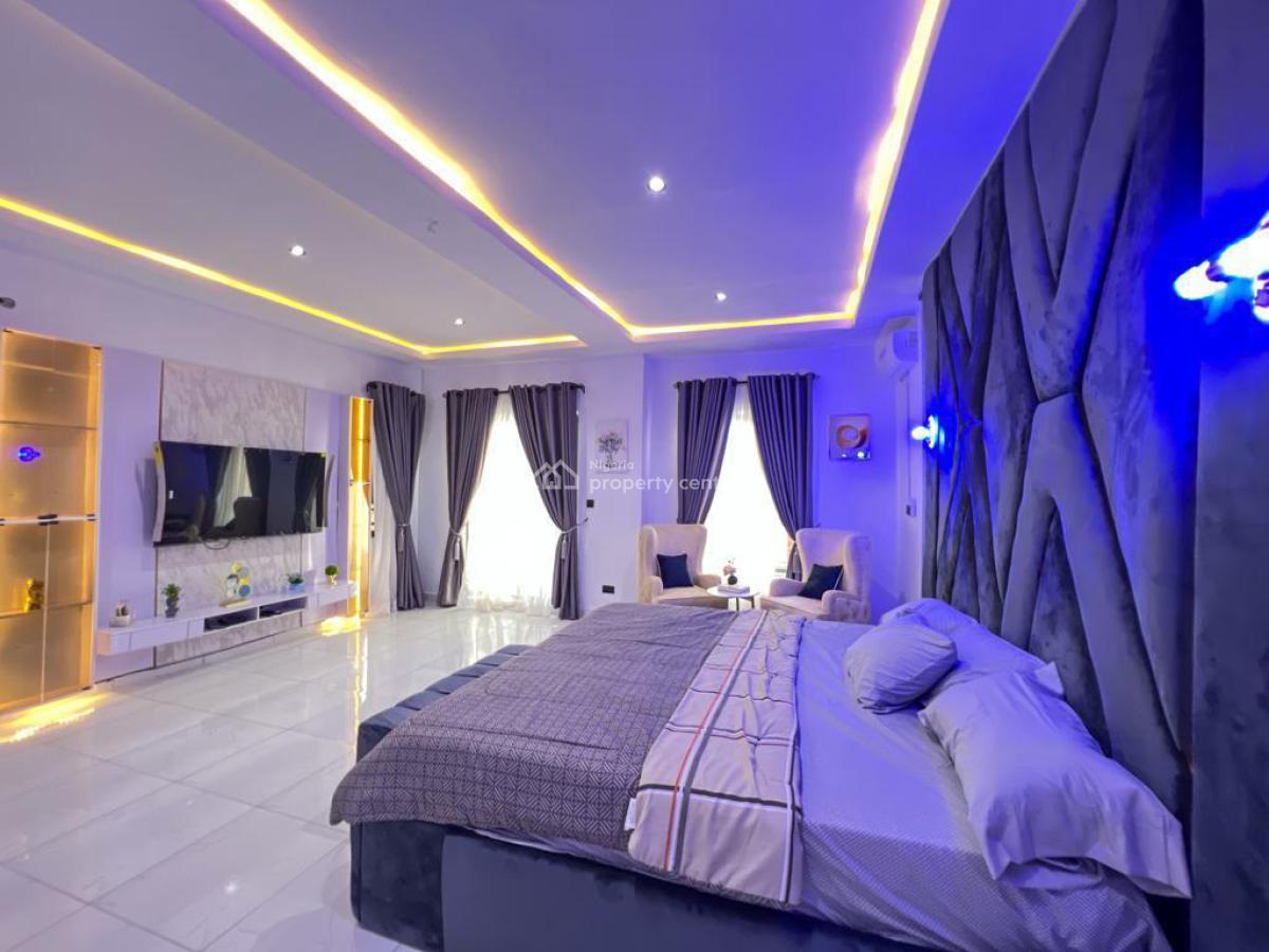 Brand New 4 Bedroom Self Compound, Palm Estate, Ajah, Lekki, Lagos, Flat / Apartment Short Let