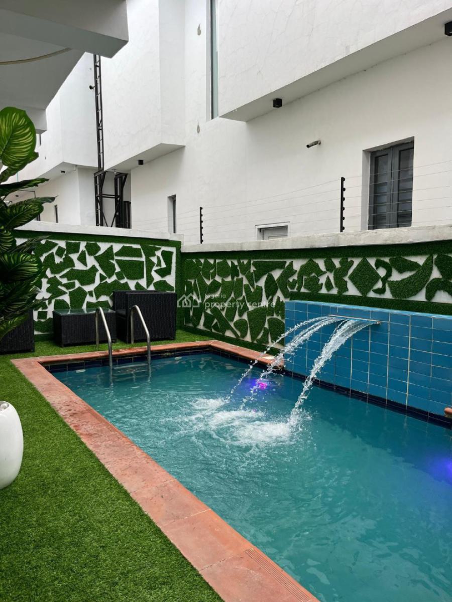 Brand New 4 Bedroom Self Compound, Palm Estate, Ajah, Lekki, Lagos, Flat / Apartment Short Let