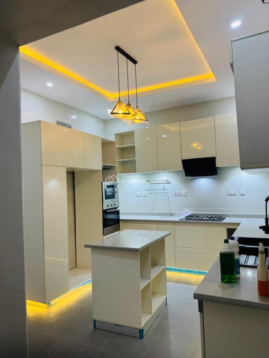Elegant 4-bedroom Semi-detached Duplex with Bq, Chevron, Lekki, Lagos, Detached Duplex for Sale