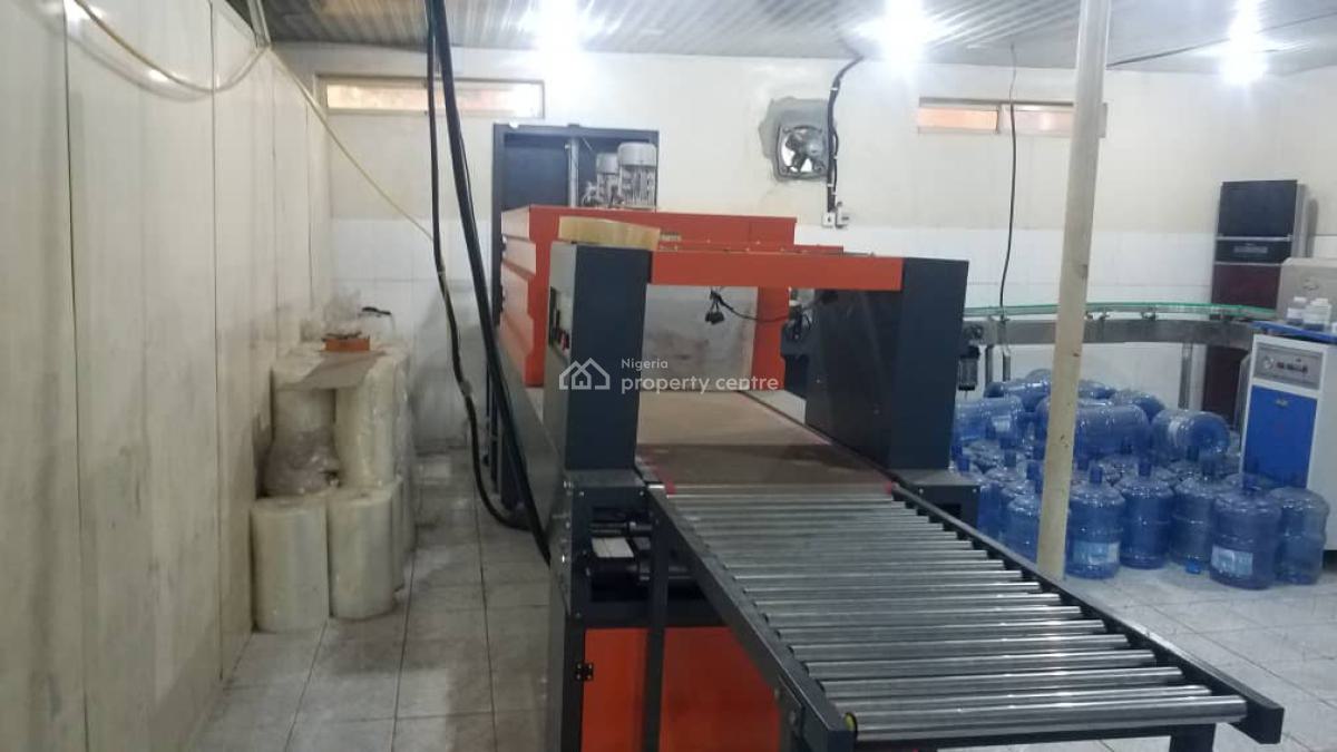 Bottle Water Factory Sitting on 671sqm2 Facing Major Road, Badore, Ajah, Lagos, Factory for Sale