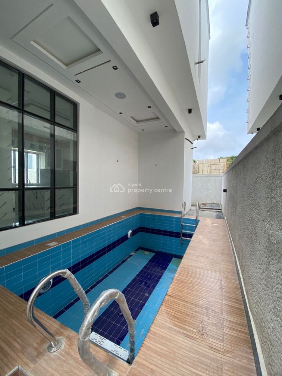 5 Bedroom Fully Detached Duplex with Swimming Pool , Cinema and Bq, Chevron, Lekki, Lagos, Detached Duplex for Sale