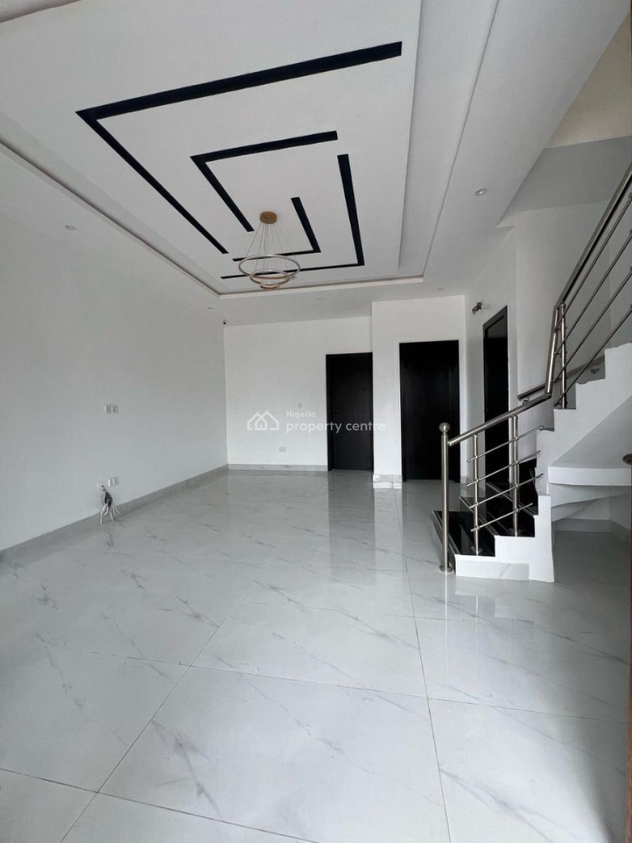 Luxury Built 4 Bedroom Semi Detached Duplex with Bq, Chevron, Lekki, Lagos, Semi-detached Duplex for Rent