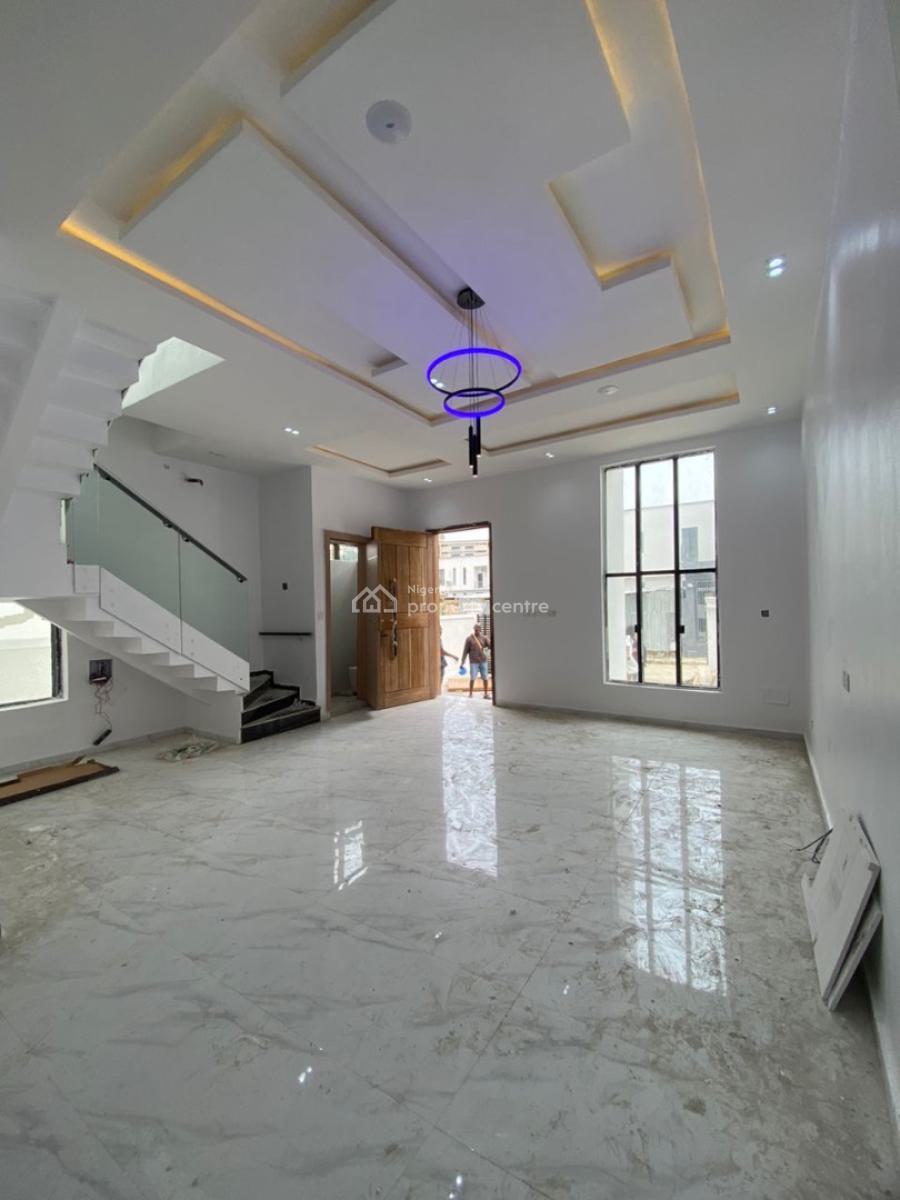 a Charming 4 Bedroom Fully  Detached Duplex with Bq, Chevron, Lekki, Lagos, Detached Duplex for Sale