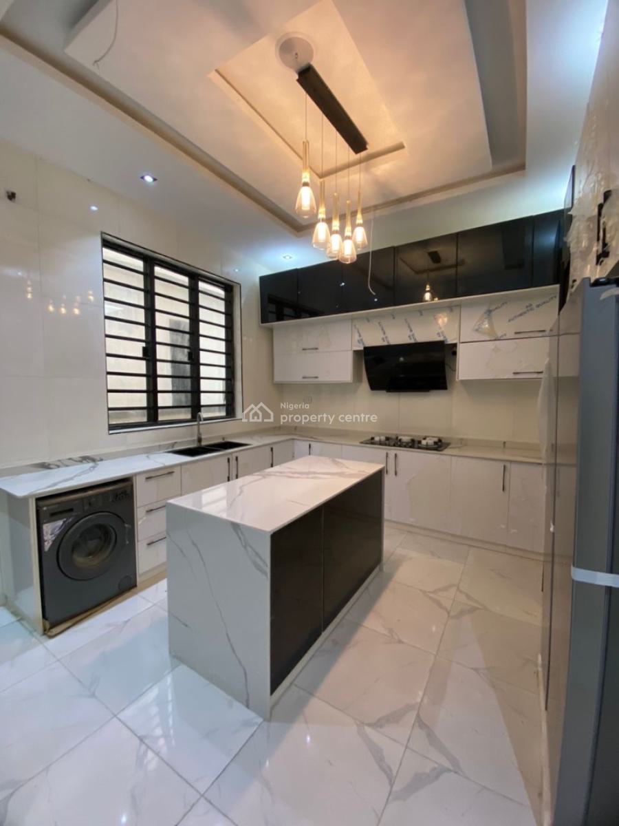 5 Bedroom Fully Detached Duplex with Swimming Pool , and Bq, Chevron, Lekki, Lagos, Detached Duplex for Sale