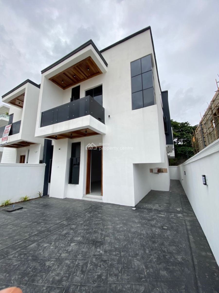Contemporary 4 Bedroom Semi-detached Duplex with Bq, Chevron, Lekki, Lagos, Semi-detached Duplex for Sale