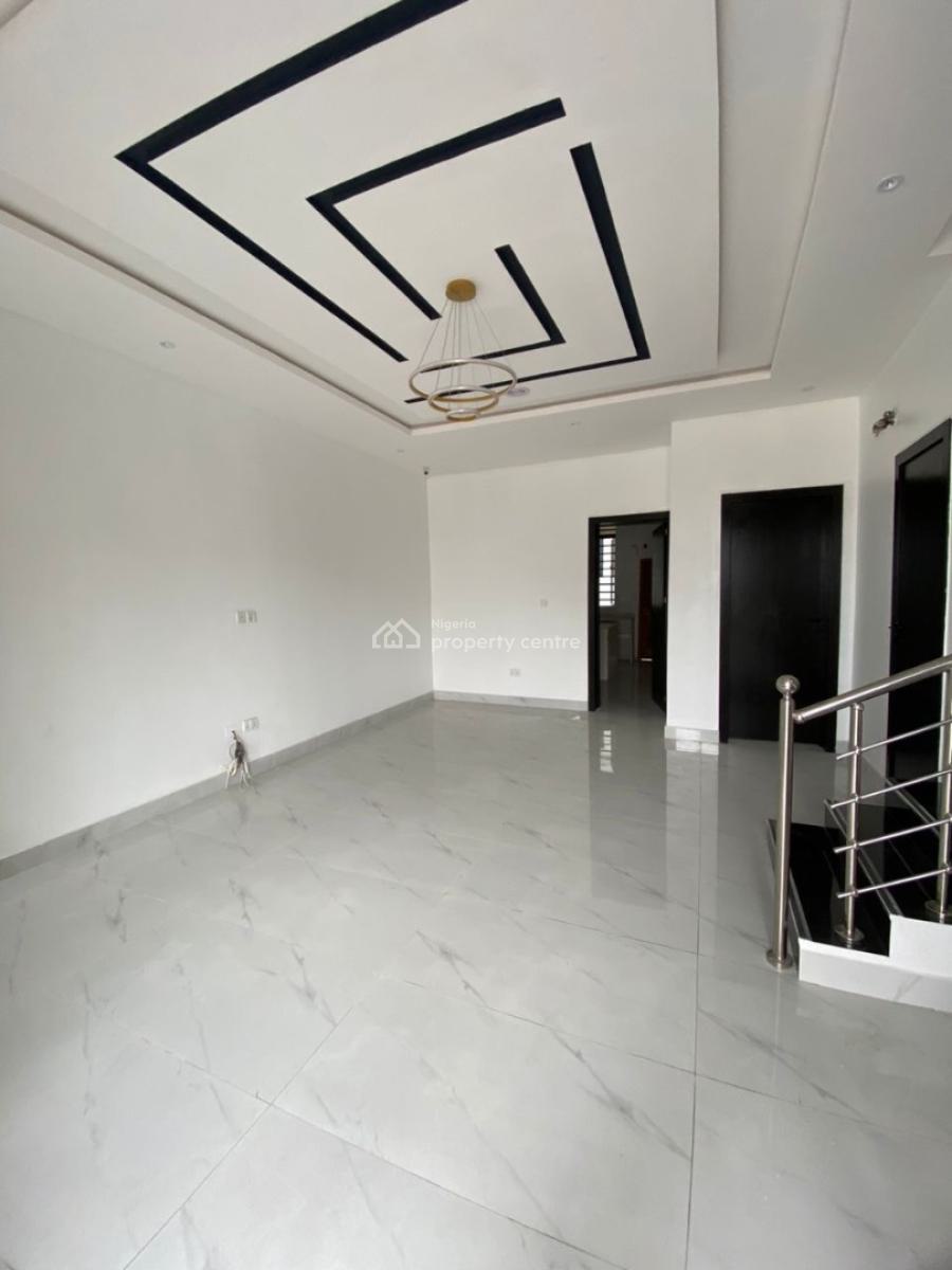 Contemporary 4 Bedroom Semi-detached Duplex with Bq, Chevron, Lekki, Lagos, Semi-detached Duplex for Sale