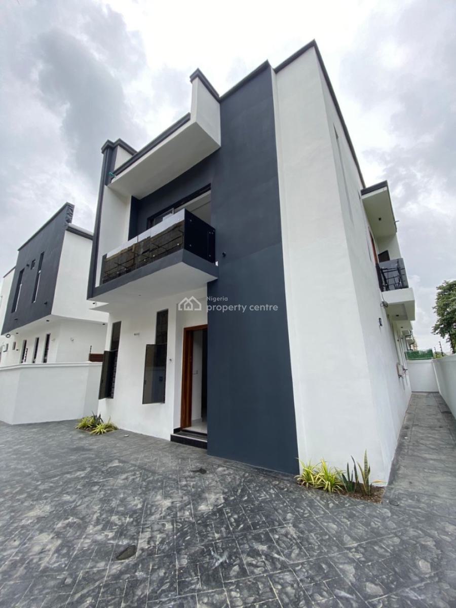 Contemporary 4 Bedroom Fully Detached Duplex with Bq, Chevron, Lekki, Lagos, Detached Duplex for Sale