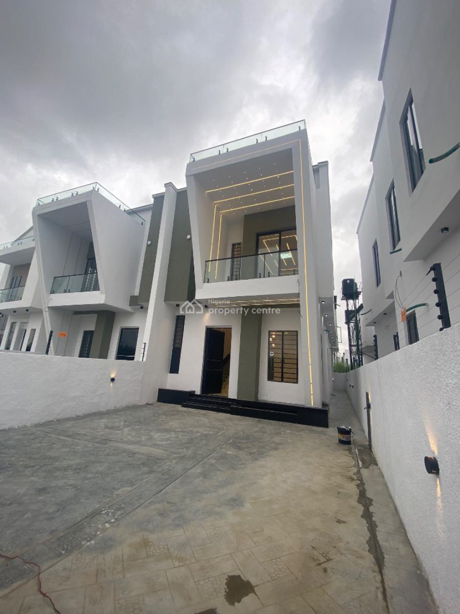 Newly Built 4 Bedroom Semi Detached Duplex + Bq, Lekki Palm City, Ajah, Lagos, Semi-detached Duplex for Sale