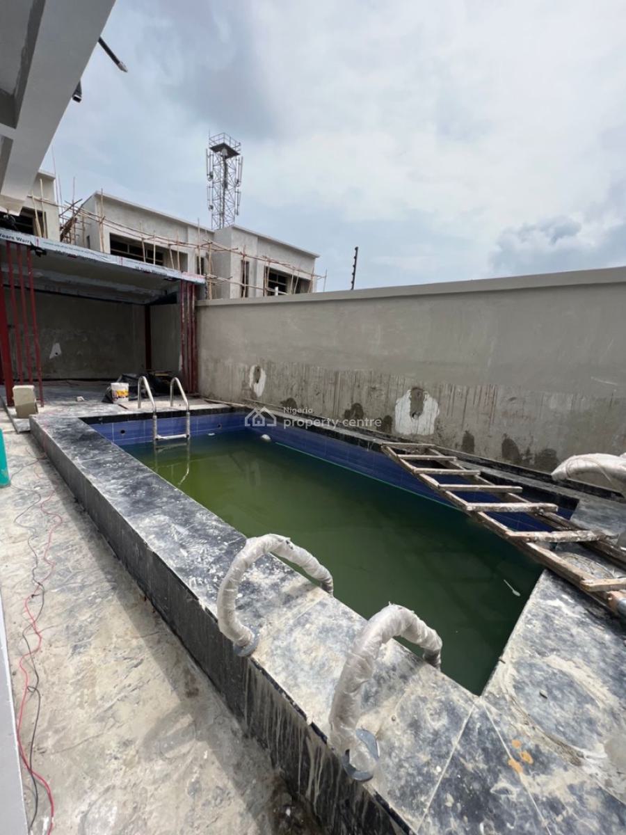 5 Bedroom Fully Detached Duplex with Swimming Pool , Cinema and Bq, Chevron, Lekki, Lagos, Detached Duplex for Sale