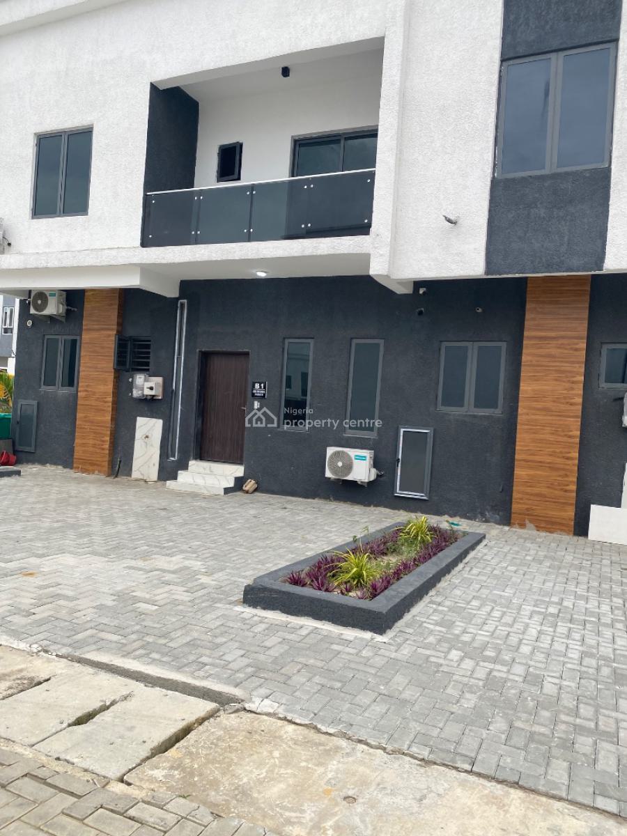 Fully Serviced and Well Secured Estate Comes with a B Q, Olokonla, Ajah, Lagos, Terraced Duplex for Sale