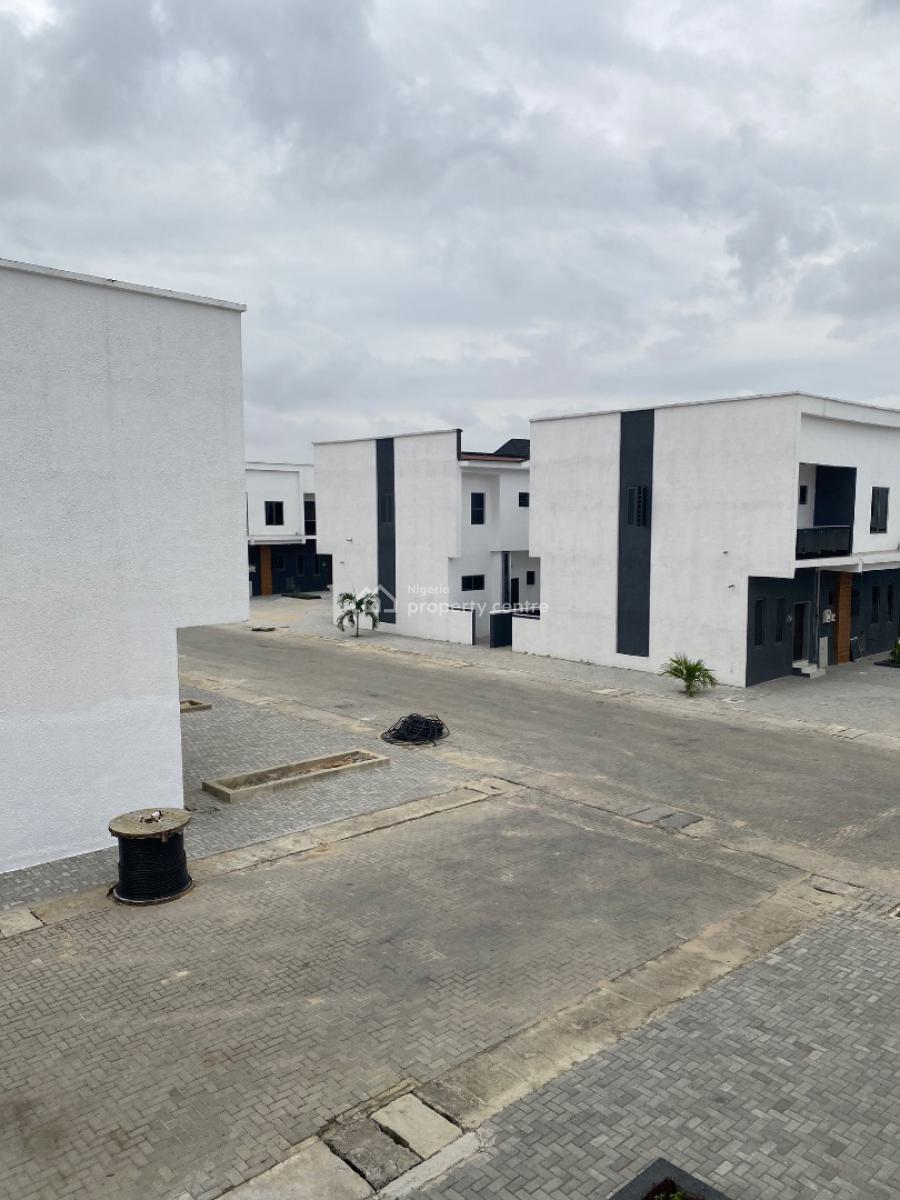 Fully Serviced and Well Secured Estate Comes with a B Q, Olokonla, Ajah, Lagos, Terraced Duplex for Sale