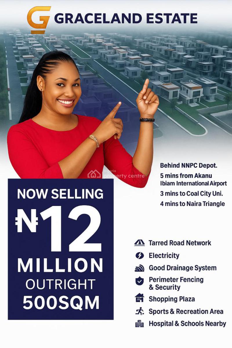 Mixed Use Land, Graceland Estate, Emene, Enugu, Enugu, Mixed-use Land for Sale