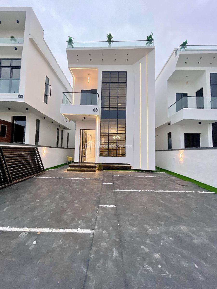 Gorgeously Built 5 Bedroom Detached Duplex with Swimming Pool and Bq, Chevron, Lekki, Lagos, Detached Duplex for Sale