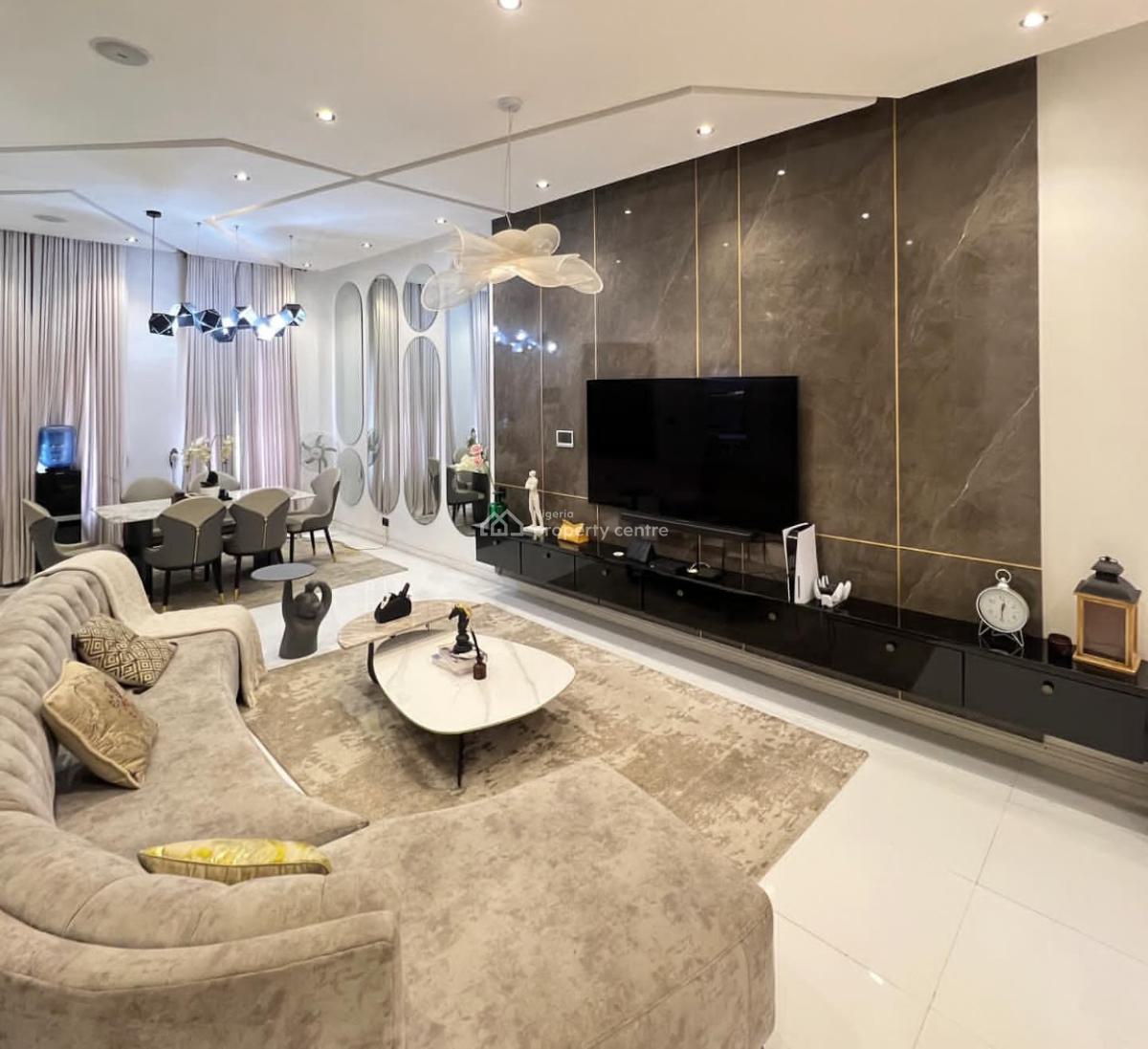 Tastly Furnished 3 Bedroom Terrace Duplex, Orchid Road, Lekki, Lagos, Terraced Duplex for Rent