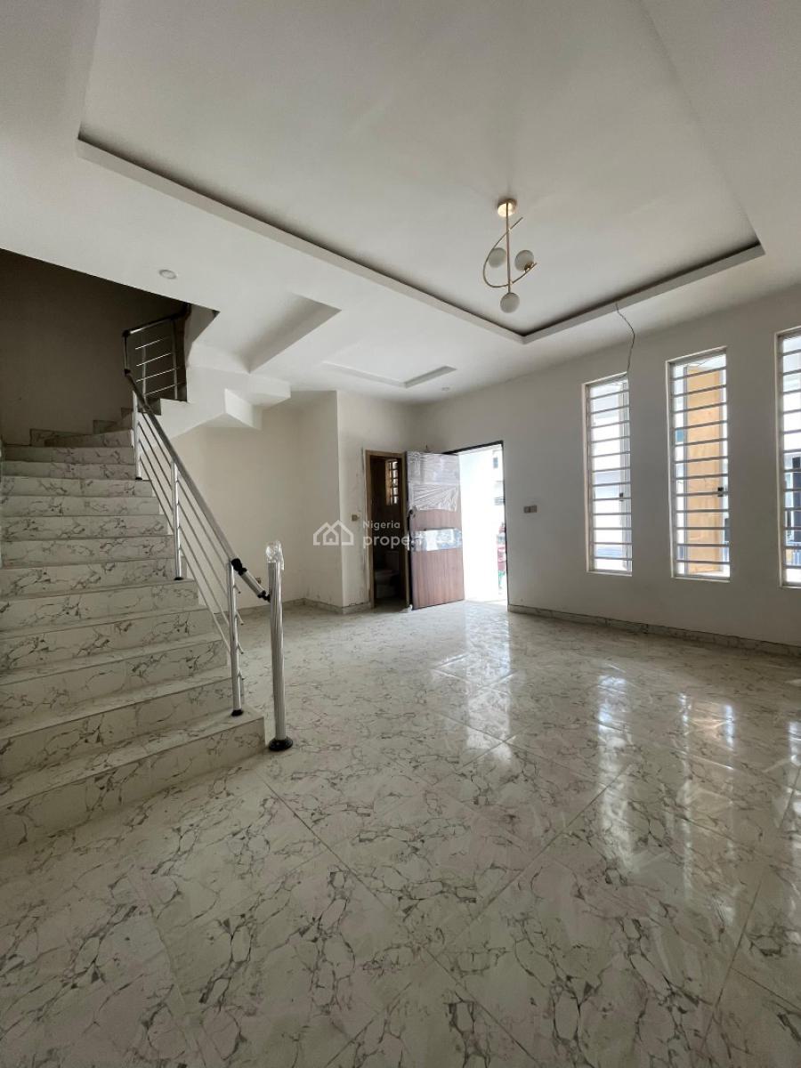 4 Bedroom Terrace Detached Duplex with Bq, Pool, Gym, and Playground, Oba Avenue, Lekki, Lagos, Terraced Duplex for Rent