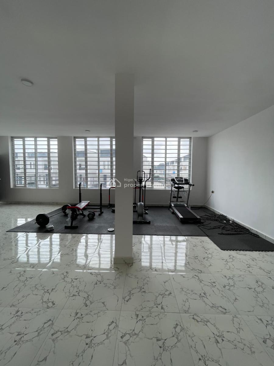 4 Bedroom Terrace Detached Duplex with Bq, Pool, Gym, and Playground, Oba Avenue, Lekki, Lagos, Terraced Duplex for Rent