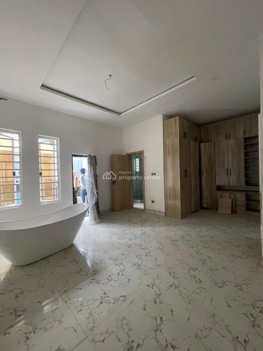 4 Bedroom Terrace Detached Duplex with Bq, Pool, Gym, Playground, Oba Avenue, Lekki, Lagos, Terraced Duplex for Rent