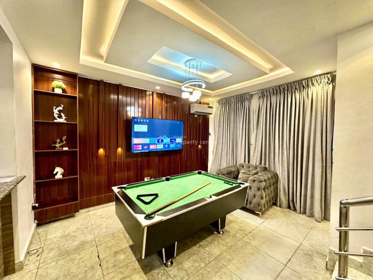 Luxuriously Furnished & Fully Serviced 4-bedroom Terrace Duplex + Bq, Salem, Ikate, Lekki, Lagos, Terraced Duplex for Rent