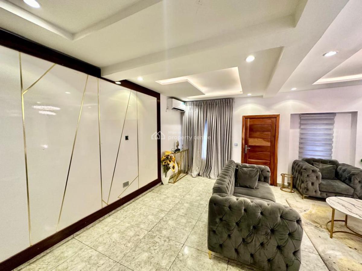 Luxuriously Furnished & Fully Serviced 4-bedroom Terrace Duplex + Bq, Salem, Ikate, Lekki, Lagos, Terraced Duplex for Rent