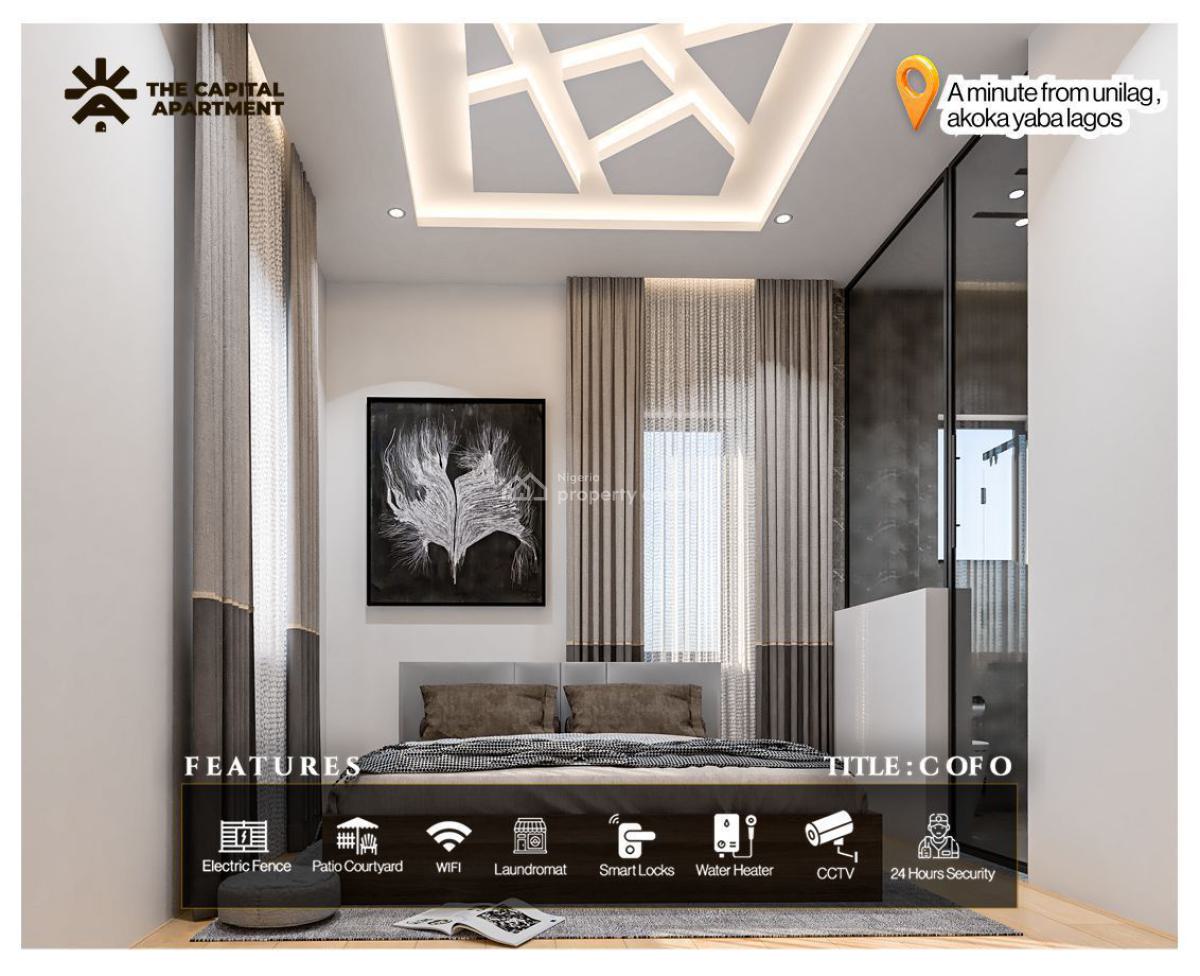 Luxurious Apartment, in a Top and Prime Location Coming with Special a, an Offplan Project Just 2 Minutes Away From Unilag and in a Tiled St, Akoka, Yaba, Lagos, Mini Flat (room and Parlour) for Sale