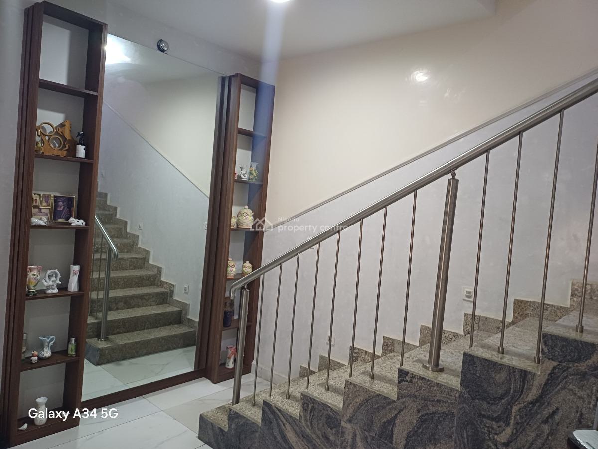 4 Bedrooms Detached Duplex with Bq, Near Tak Continental Restaurant, Life Camp, Abuja, Detached Duplex for Rent