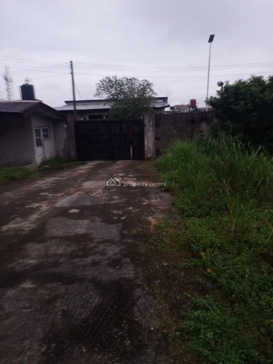 2 &half Plots of Land with a Small Bungalow with 2units of Flat, Off Artillery, Cocaine Village, Port Harcourt, Rivers, Mixed-use Land for Sale