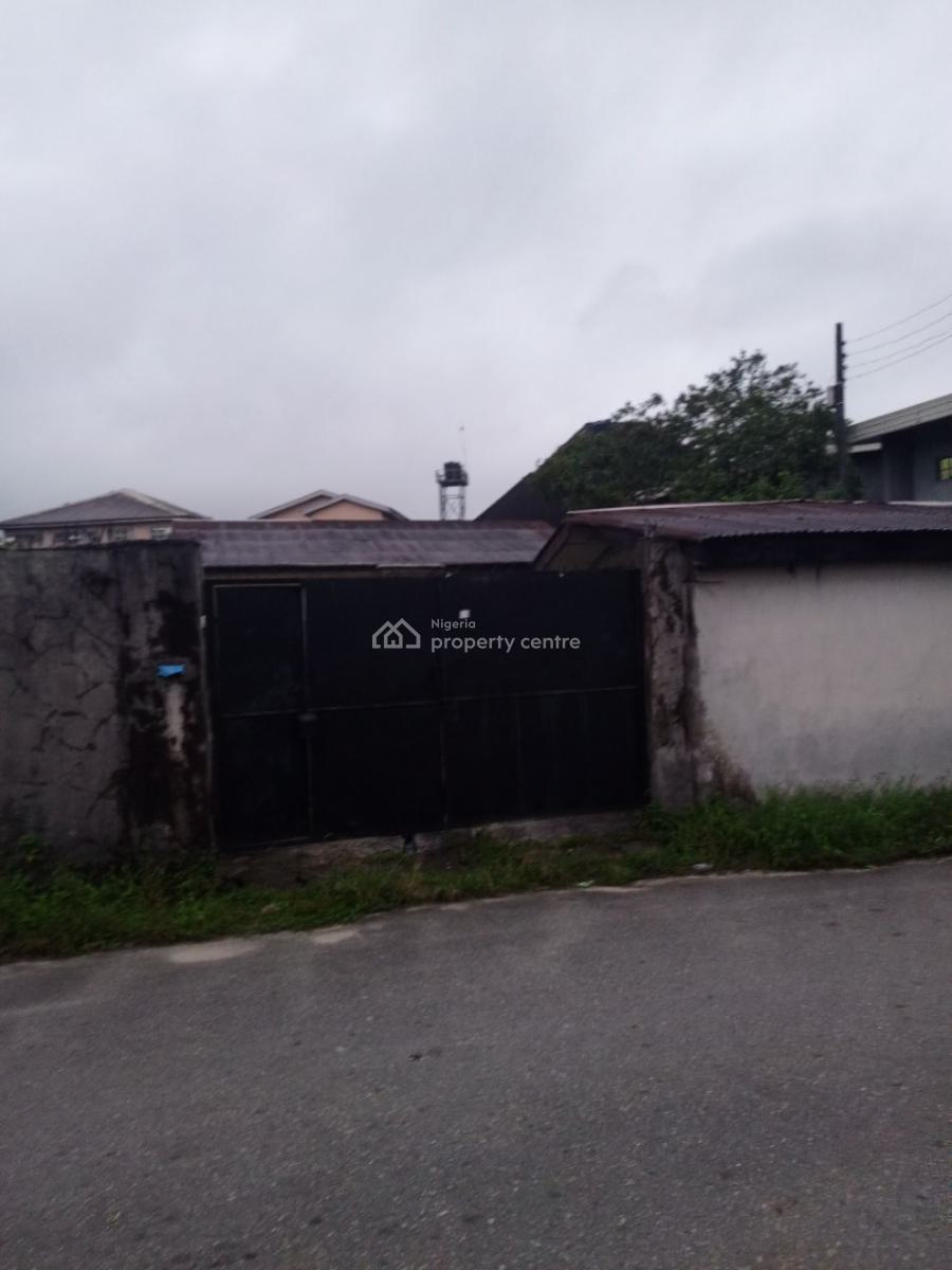 2 &half Plots of Land with a Small Bungalow with 2units of Flat, Off Artillery, Cocaine Village, Port Harcourt, Rivers, Mixed-use Land for Sale