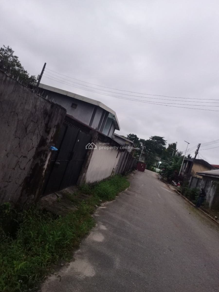 2 &half Plots of Land with a Small Bungalow with 2units of Flat, Off Artillery, Cocaine Village, Port Harcourt, Rivers, Mixed-use Land for Sale