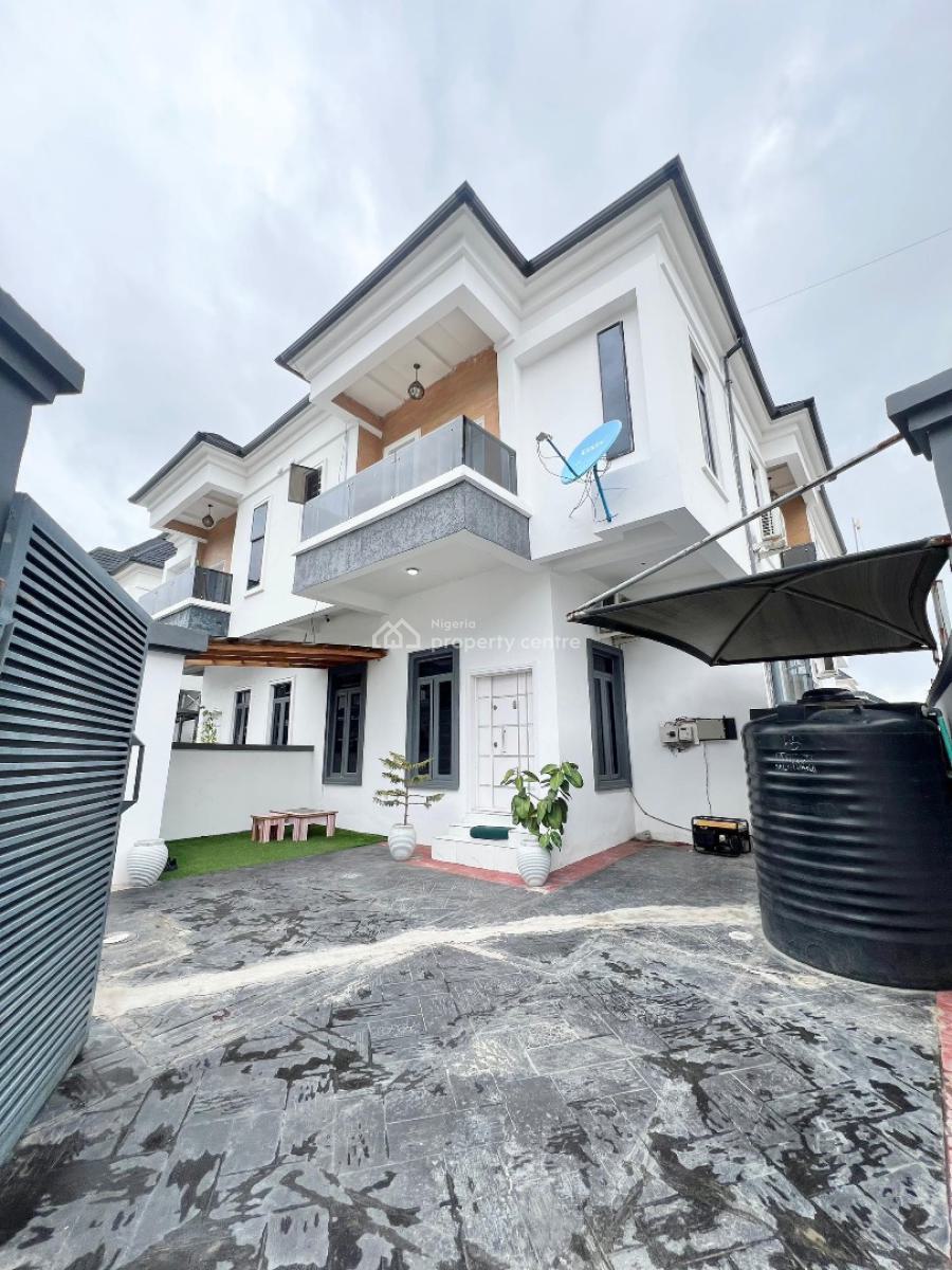 Tastefully Furnished 4 Bed Semi-detached Home with Bq, Orchid Road, Lekki, Lagos, Detached Bungalow for Rent
