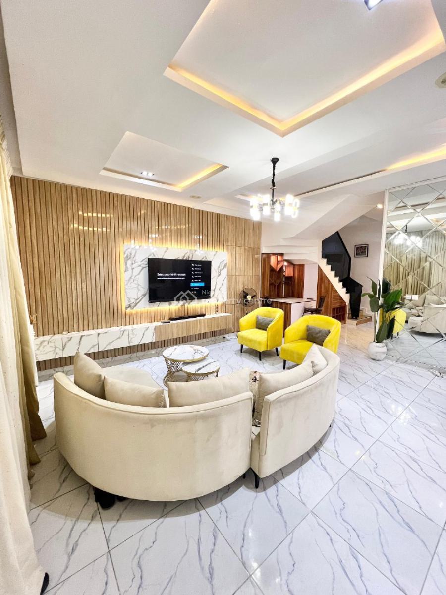 Tastefully Furnished 4 Bed Semi-detached Home with Bq, Orchid Road, Lekki, Lagos, Detached Bungalow for Rent