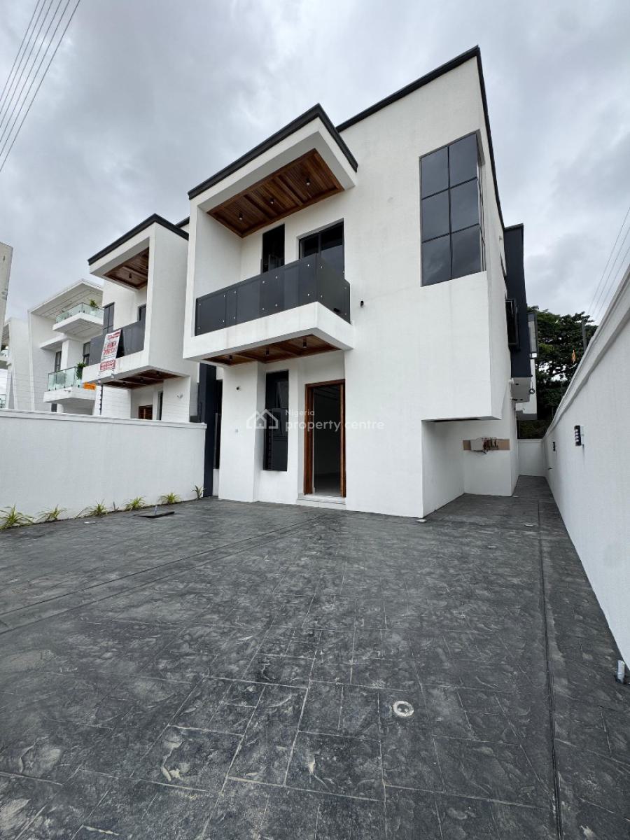 Unique 4  Bedroom Semi -detached Duplex with Bq, Chevron, Lekki, Lagos, Detached Duplex for Sale