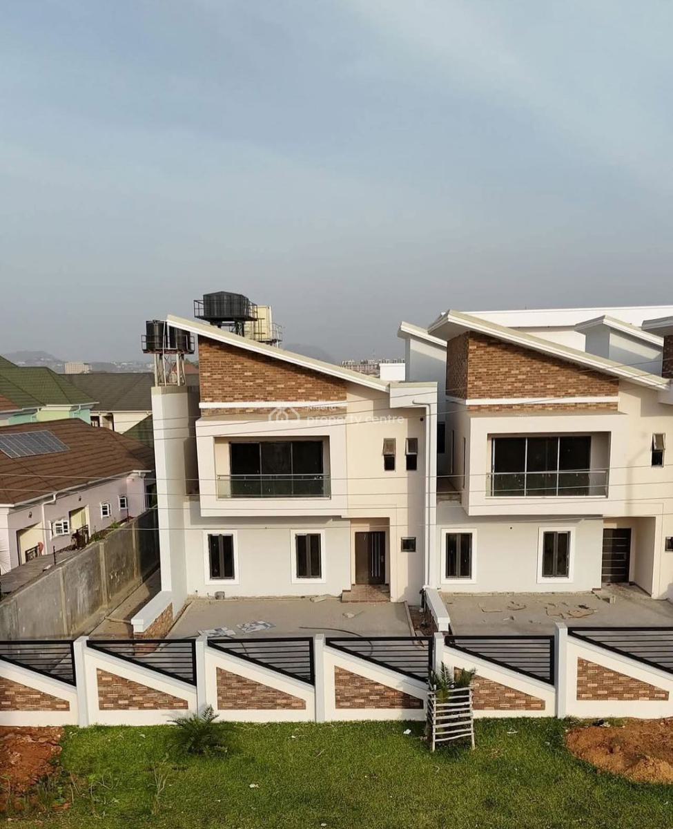 4 Bedrooms Terraced Duplex with Bq, Tarred Road, Gilmore, Jahi, Abuja, Terraced Duplex for Rent