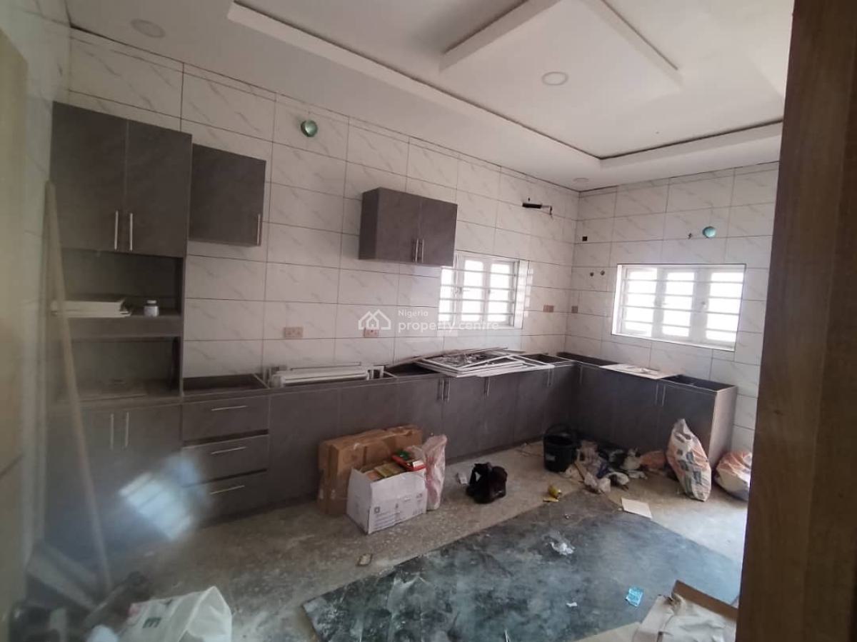 Standard Massive Brand New 4 Bedroom Duplex with Bq, Located Inside Good Estate,call to Enter,clean Water and Good Road Net, Sangotedo, Ajah, Lagos, Terraced Duplex for Rent
