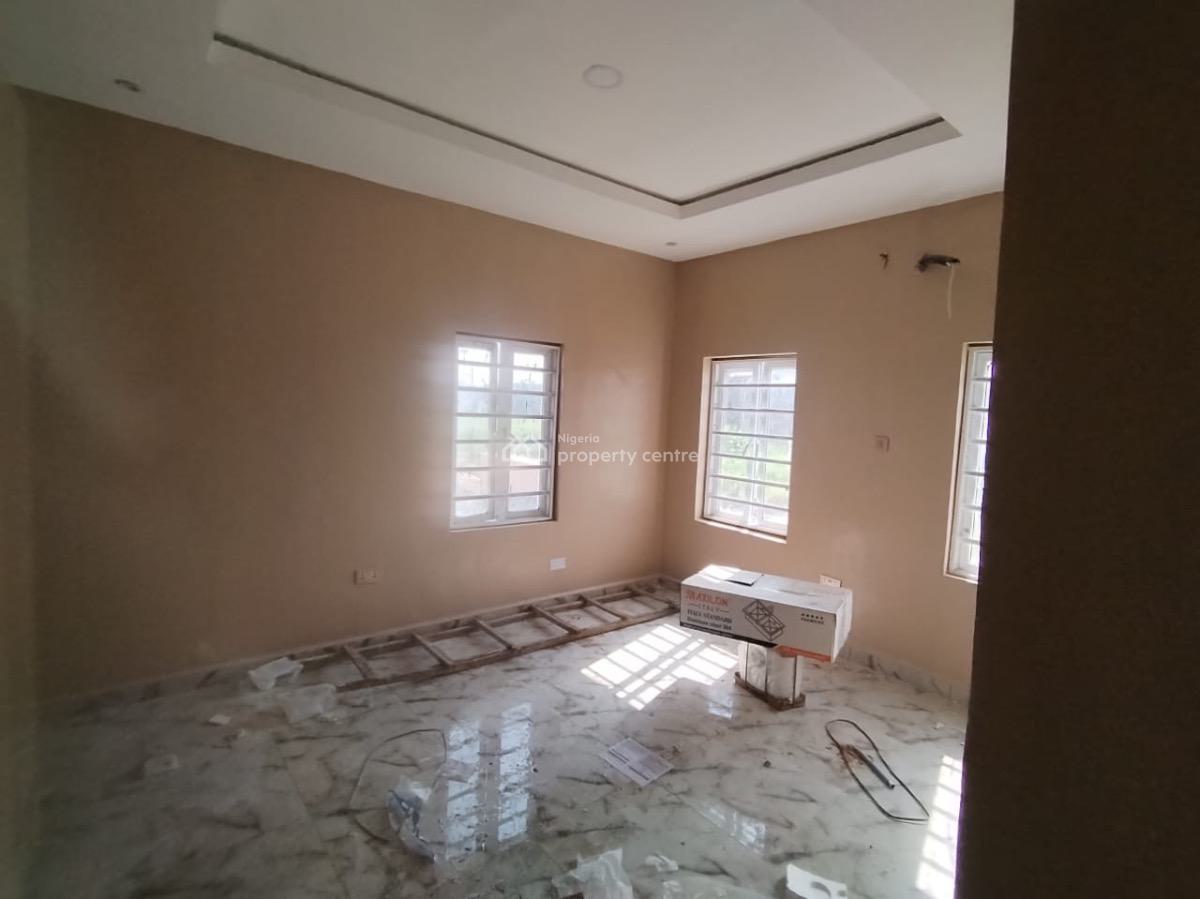 Standard Massive Brand New 4 Bedroom Duplex with Bq, Located Inside Good Estate,call to Enter,clean Water and Good Road Net, Sangotedo, Ajah, Lagos, Terraced Duplex for Rent