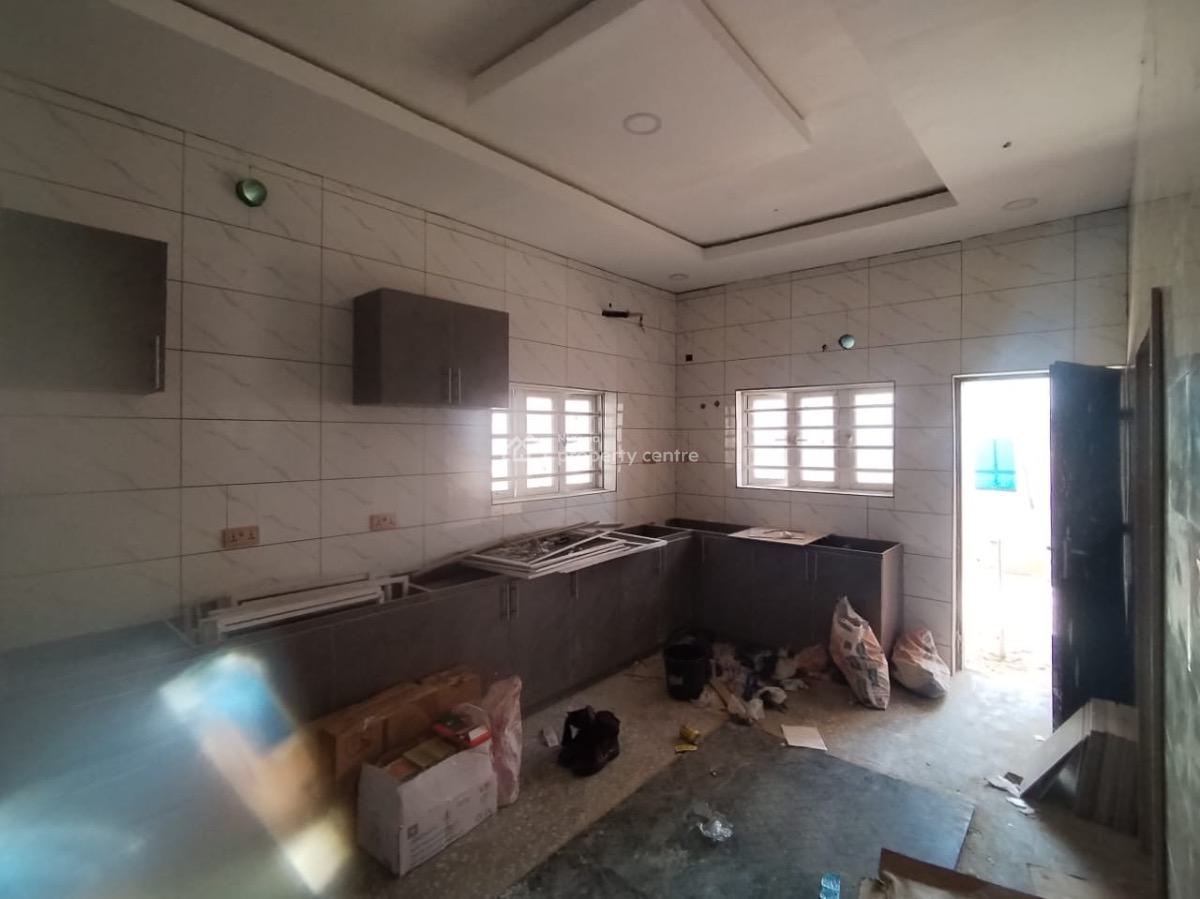 Standard Massive Brand New 4 Bedroom Duplex with Bq, Located Inside Good Estate,call to Enter,clean Water and Good Road Net, Sangotedo, Ajah, Lagos, Terraced Duplex for Rent