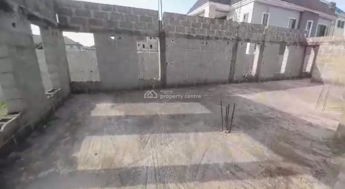 Uncompleted 4bedroom Duplex + 3units of 2bed Flats on High Foundation, Off Idowu Rufai St. Ago Palace, Okota, Isolo, Lagos, House for Sale