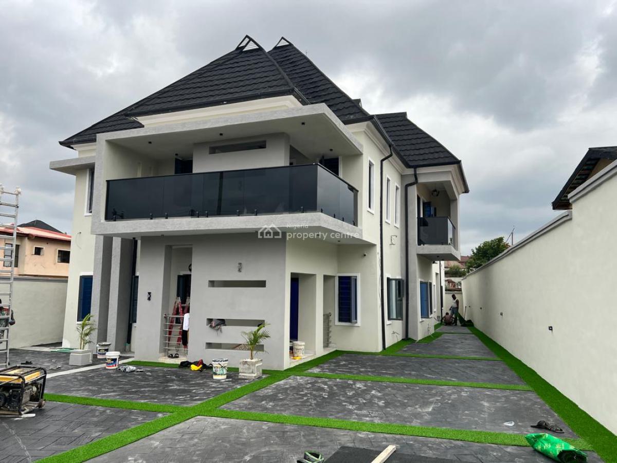 a Newly Built 4 Bedroom Fully Detached Duplex in Oluyole with Solar, Blue Gate, Oluyole Estate Ibadan, Oluyole, Oyo, Detached Duplex for Sale
