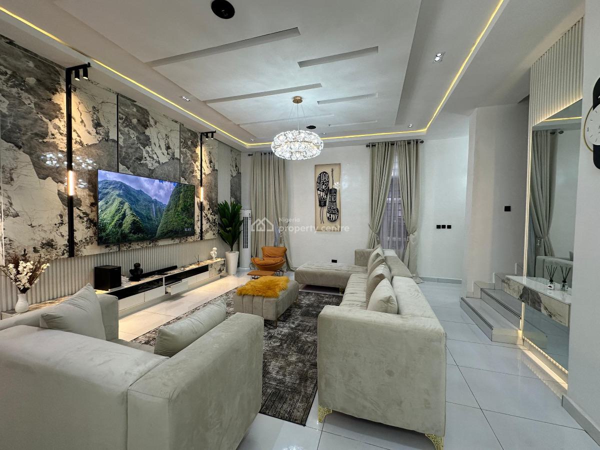 Exclusive 4 Bedroom Private Duplex, Lekki Palm Estate, Ajah Lekki, Ajah, Lagos, Detached Duplex Short Let