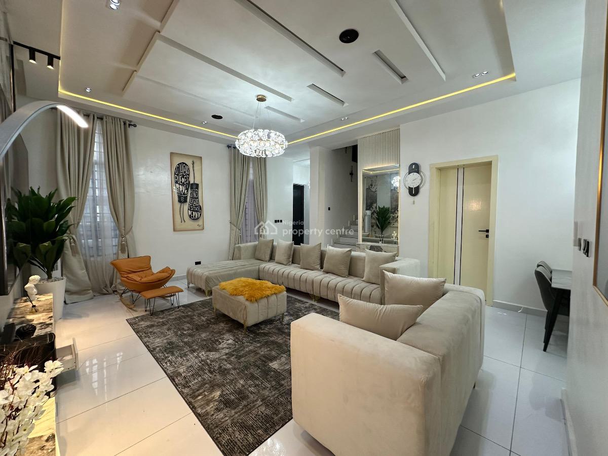 Exclusive 4 Bedroom Private Duplex, Lekki Palm Estate, Ajah Lekki, Ajah, Lagos, Detached Duplex Short Let