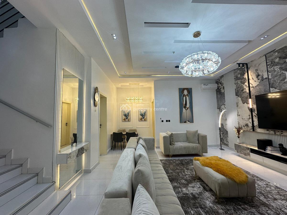 Exclusive 4 Bedroom Private Duplex, Lekki Palm Estate, Ajah Lekki, Ajah, Lagos, Detached Duplex Short Let