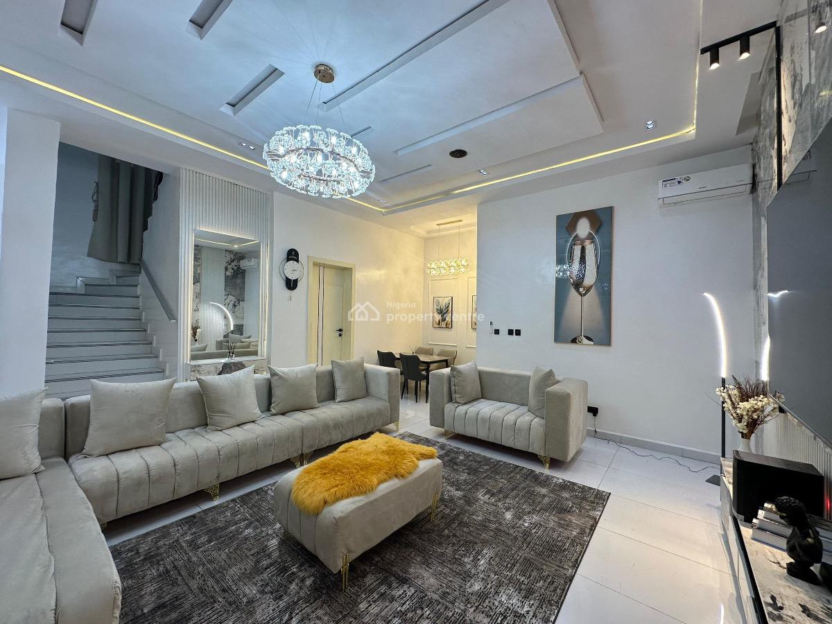 Exclusive 4 Bedroom Private Duplex, Lekki Palm Estate, Ajah Lekki, Ajah, Lagos, Detached Duplex Short Let